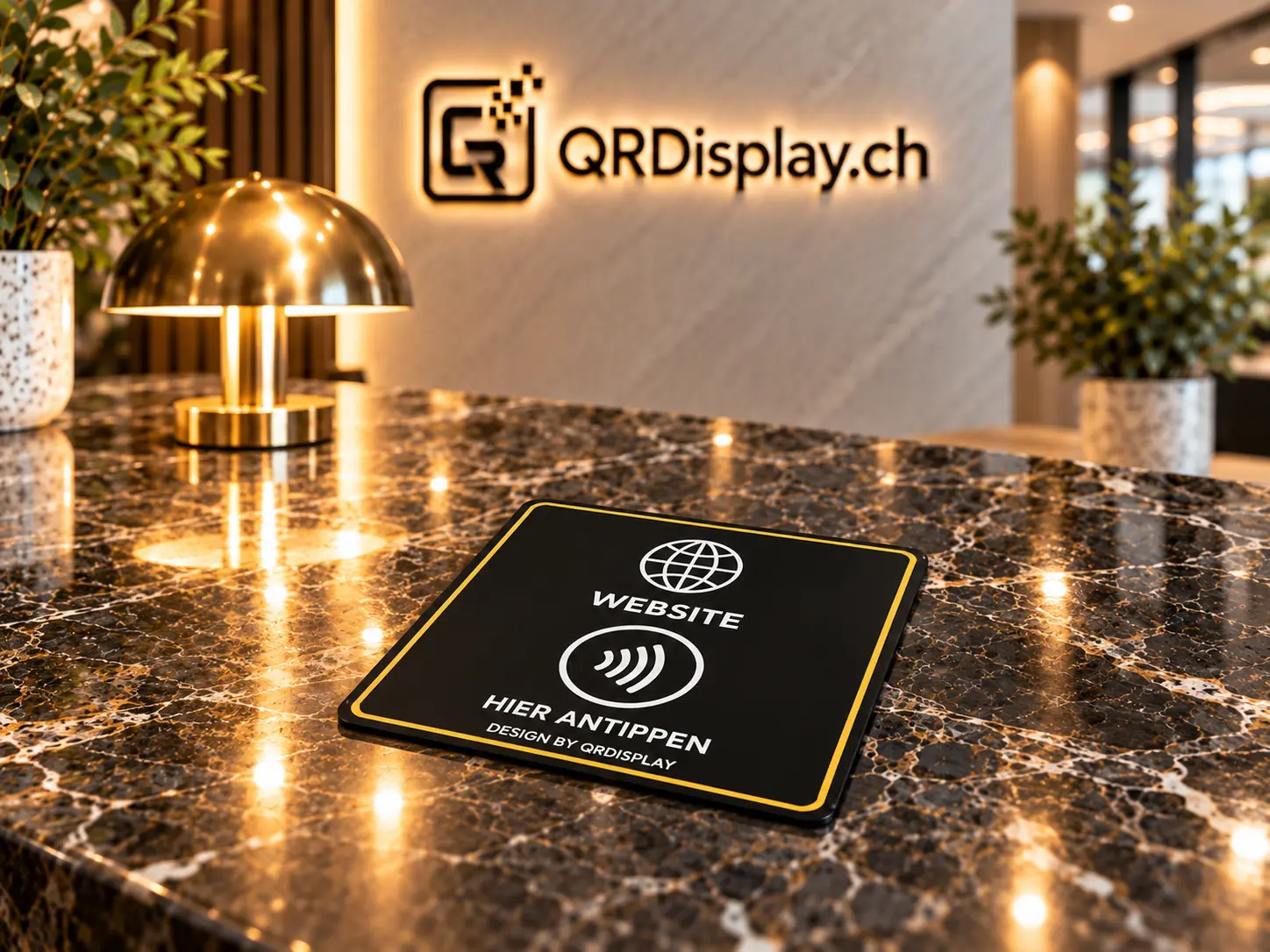 Visualisierung QRDisplay Slim Edition